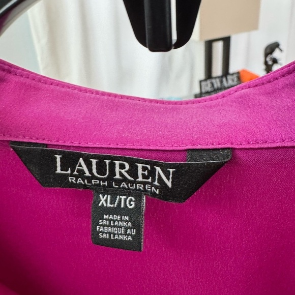 Lauren. Ralph Lauren silk women’s blouse button up. Extra large - Picture 3 of 3